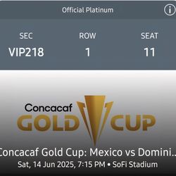 Mexico Copa Oro VIP Tickets