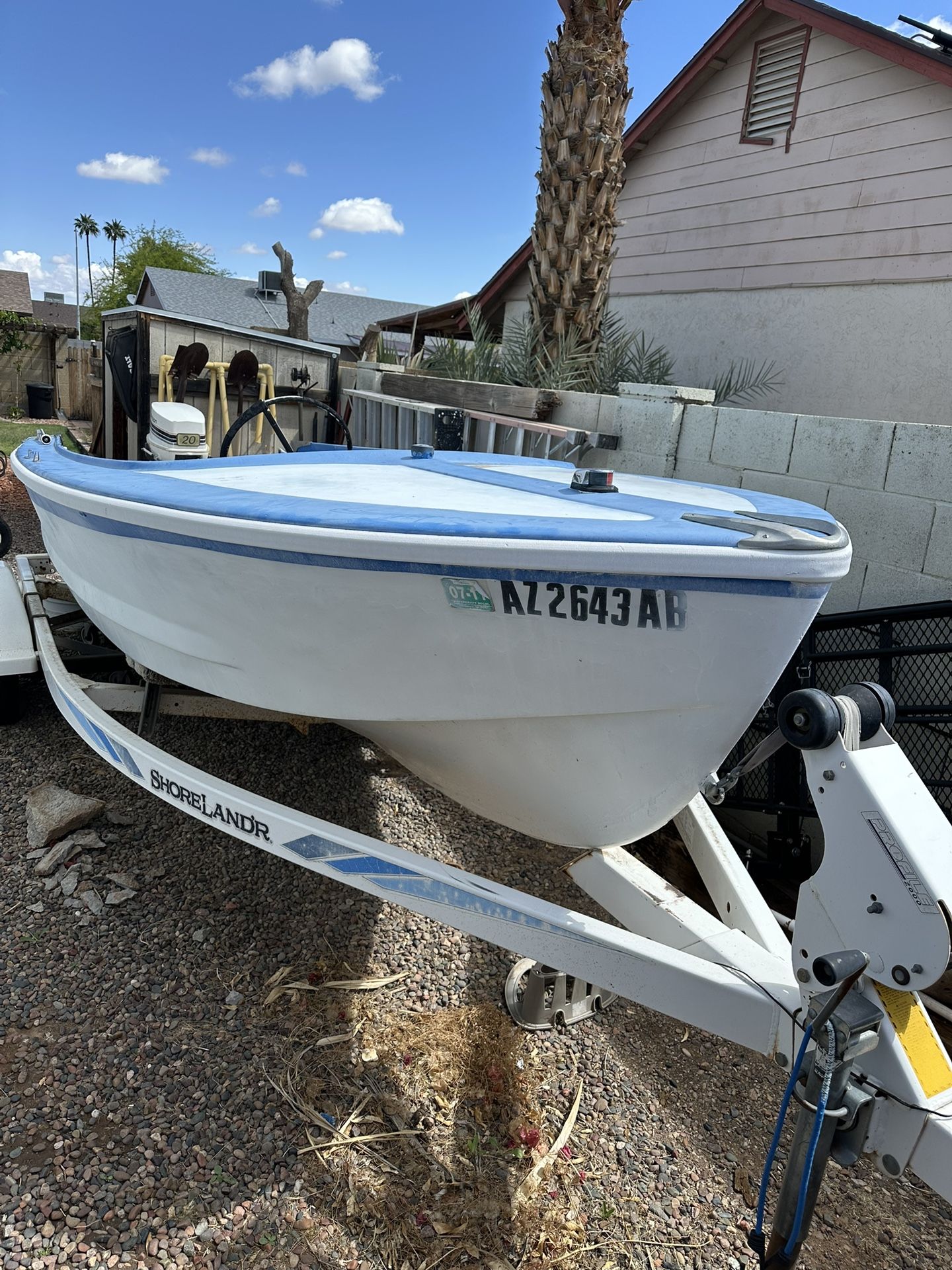 Boat/trailer For Sale Boat Has To Go With It Or For Trade