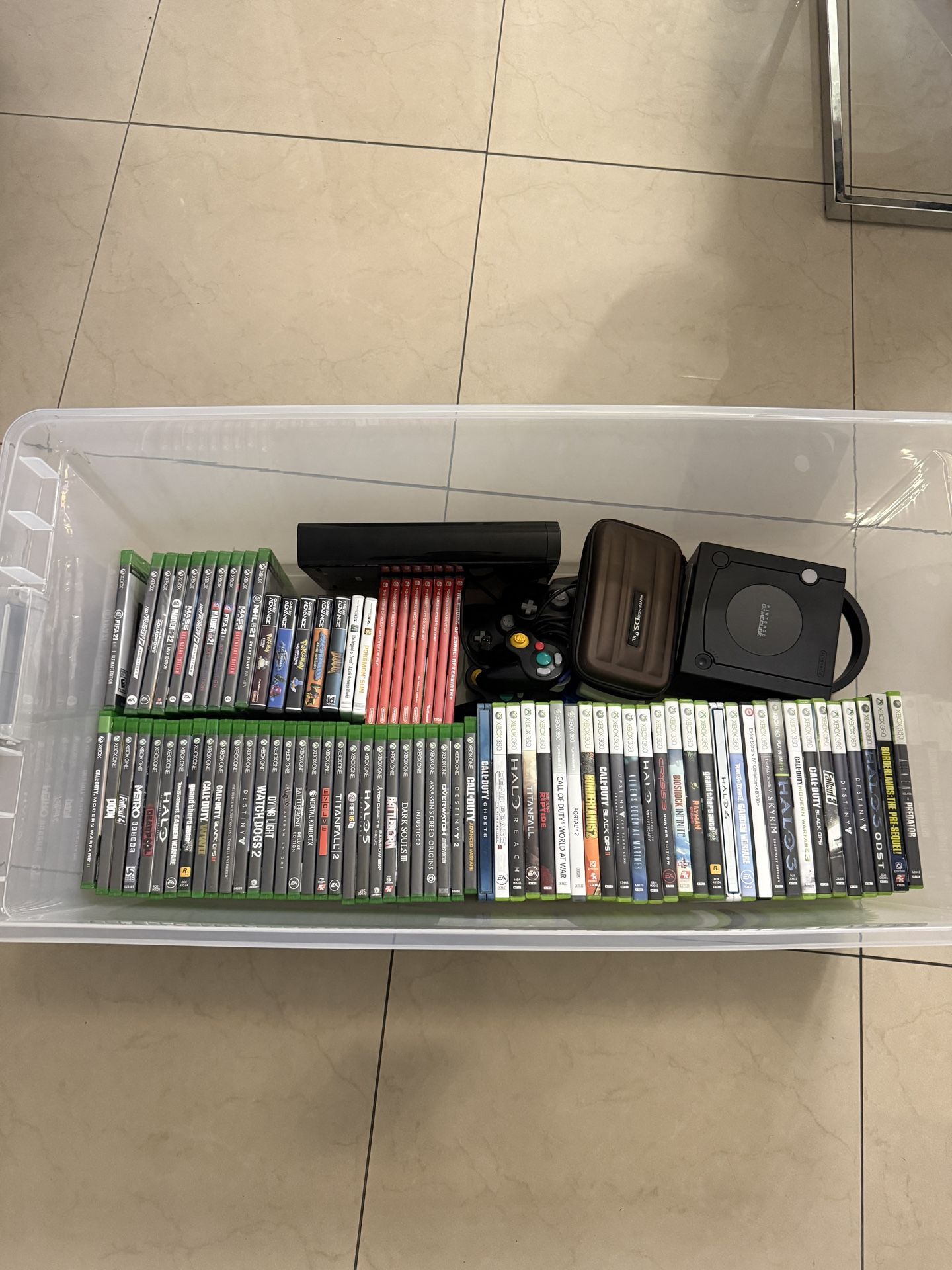 Huge Video Game Bin