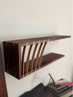 Walnut shelf