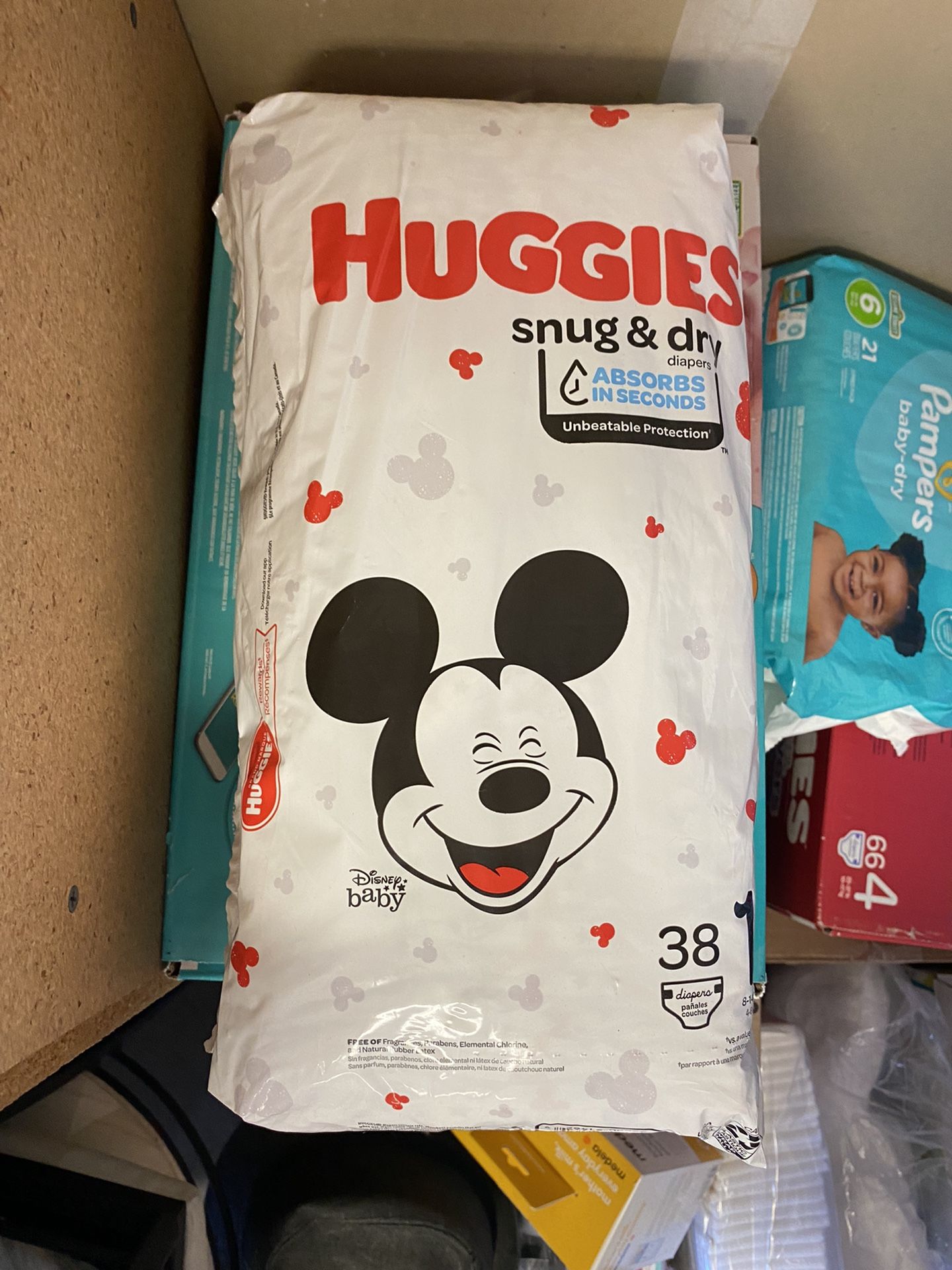 Huggies Diapers Mickey Mouse Size 1