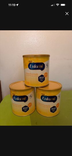 Fórmula Enfamil 0-12 (tengo 12 Latas)