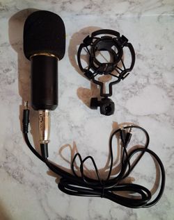 Zerone Condenser Microphone with Shock Mount USB Studio Recording Mic