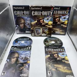 Call Duty Legacy Box Set - PS2 - Sony Playstation 2 - CIB - Complete COD 1 & 2