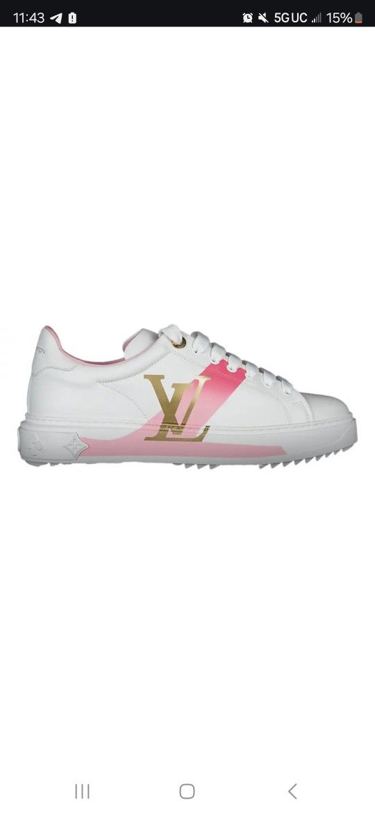 Louis Vuitton Time Out Leather Trainers
