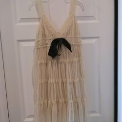 FOREVER. TAN DRESS SIZE S