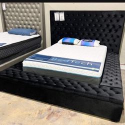 NEW QUEEN AND KING SIZE STORAGE BED WITH PROMOTIONAL MATTRESS AND FREE DELIVERY-  BEDROOM FURNITURE SECTIONAL SOFA AND MORE 