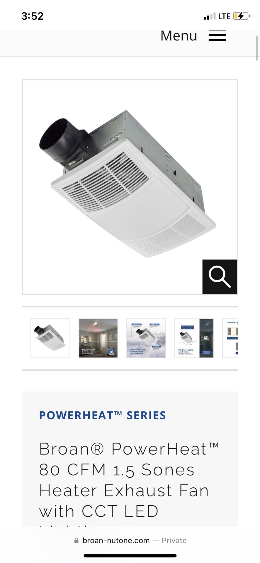 Heater Exhaust Fan