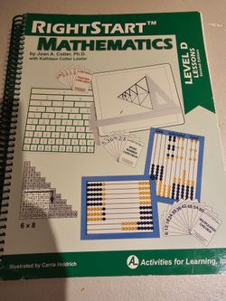 Right Start Math Textbooks Level C and D