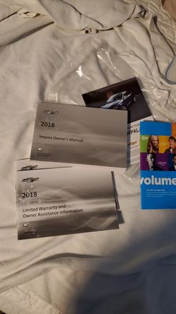 Chevy impala owners manual 2018