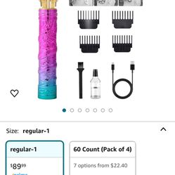 Professional Hair Clippers for Men with 4 Guide Combs,Rechargeable T-Blade Hair Edgers Hair Clippers for Zero Gapped Haircut,Professional Electric Hai