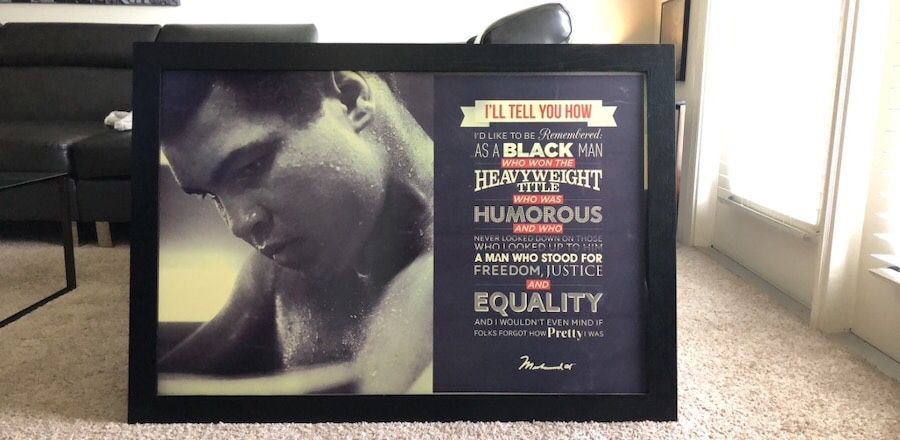 Muhammad Ali 39.5x27.5 Size Picture