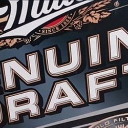 Miller GENUINE Draft Beer Sign