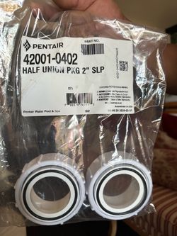 Pentair master temp heater unions