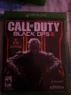 Call of Duty Black OPS III Xbox One