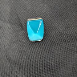 Blue Stretchy Band Ring