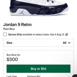Jordan 9 Retro 