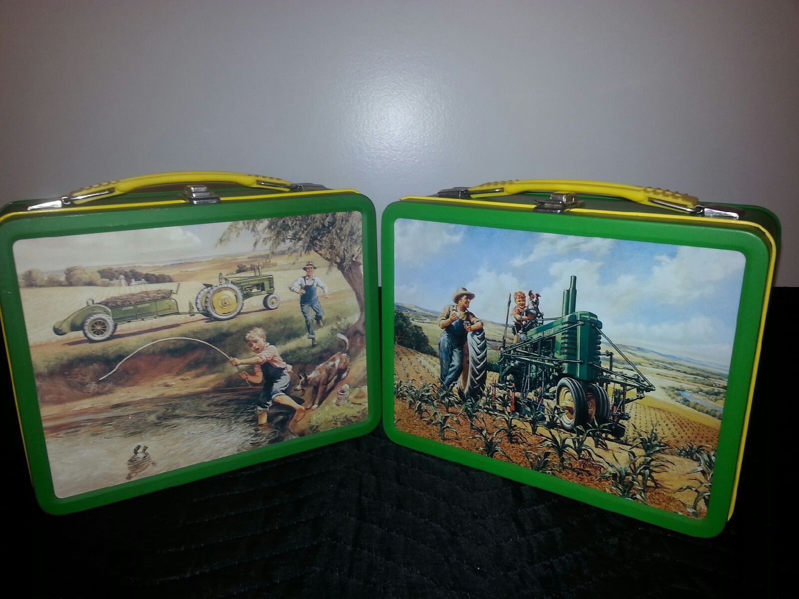 Two John Deere Collector Lunch Boxes
