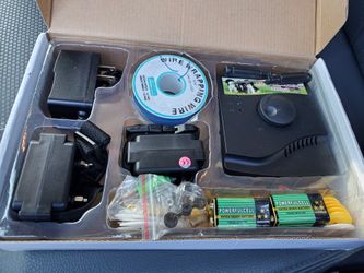 Electronic fencing system everything you need to keep dog safe open box never used