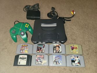 Nintendo 64 with 8 Games and controller