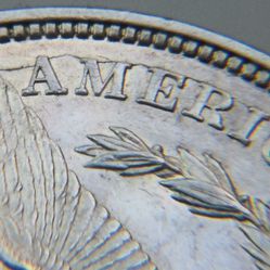 1921 $1 Dollar Morgan Silver Coin MINT CRACK ERROR