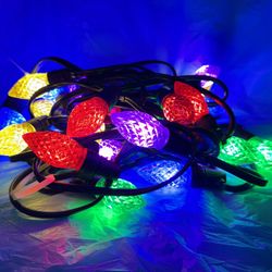 25 CT  C9 SUPER BRIGHT STEADY MULTI COLOR 