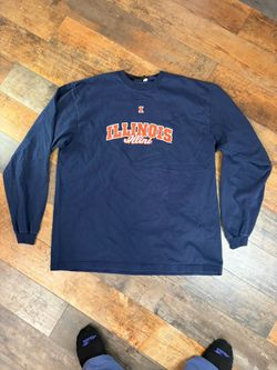  University ILLINOIS FIGHTING ILLINI Long Sleeve T-Shirt  XL