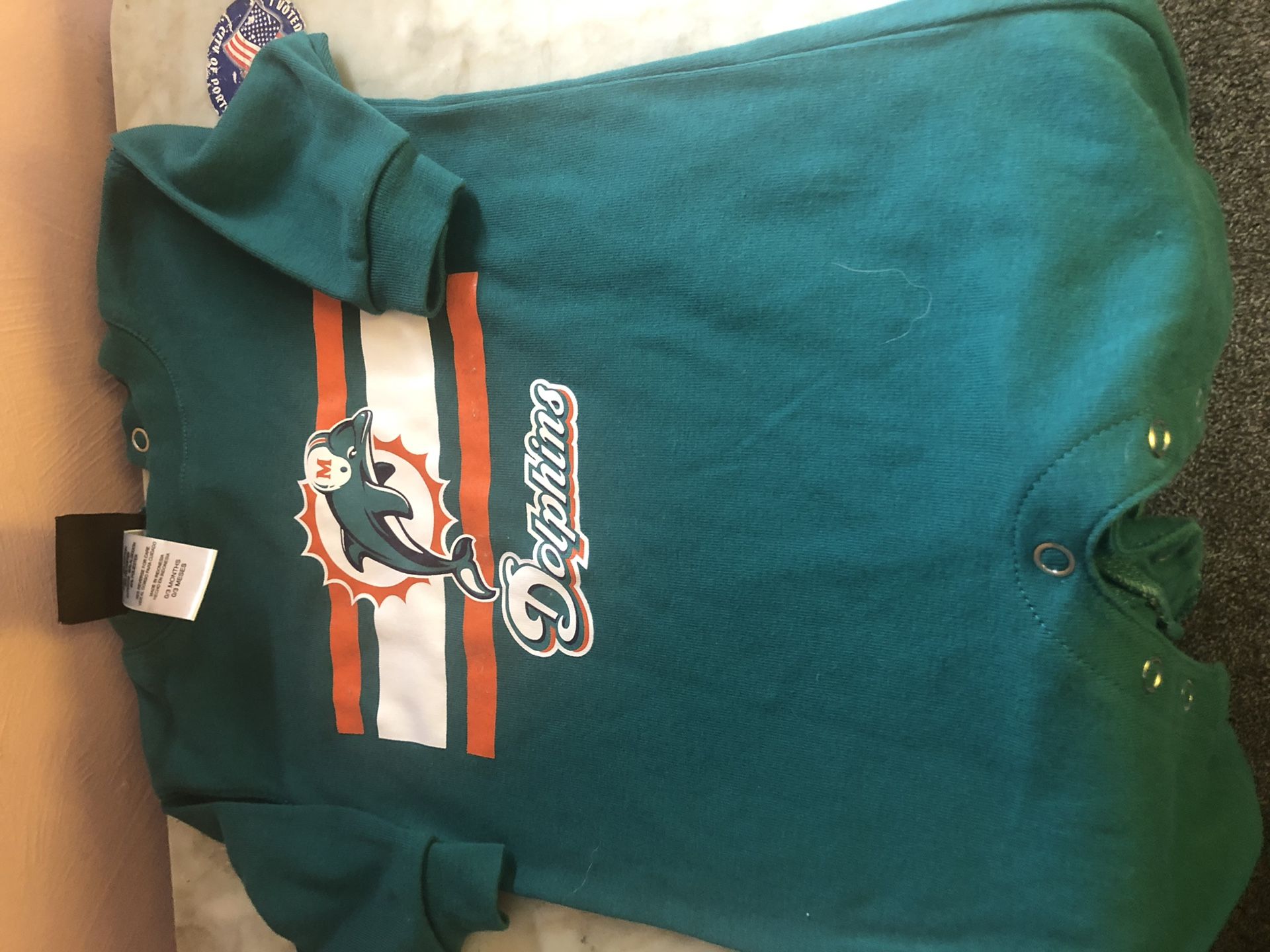 Miami dolphins onesies