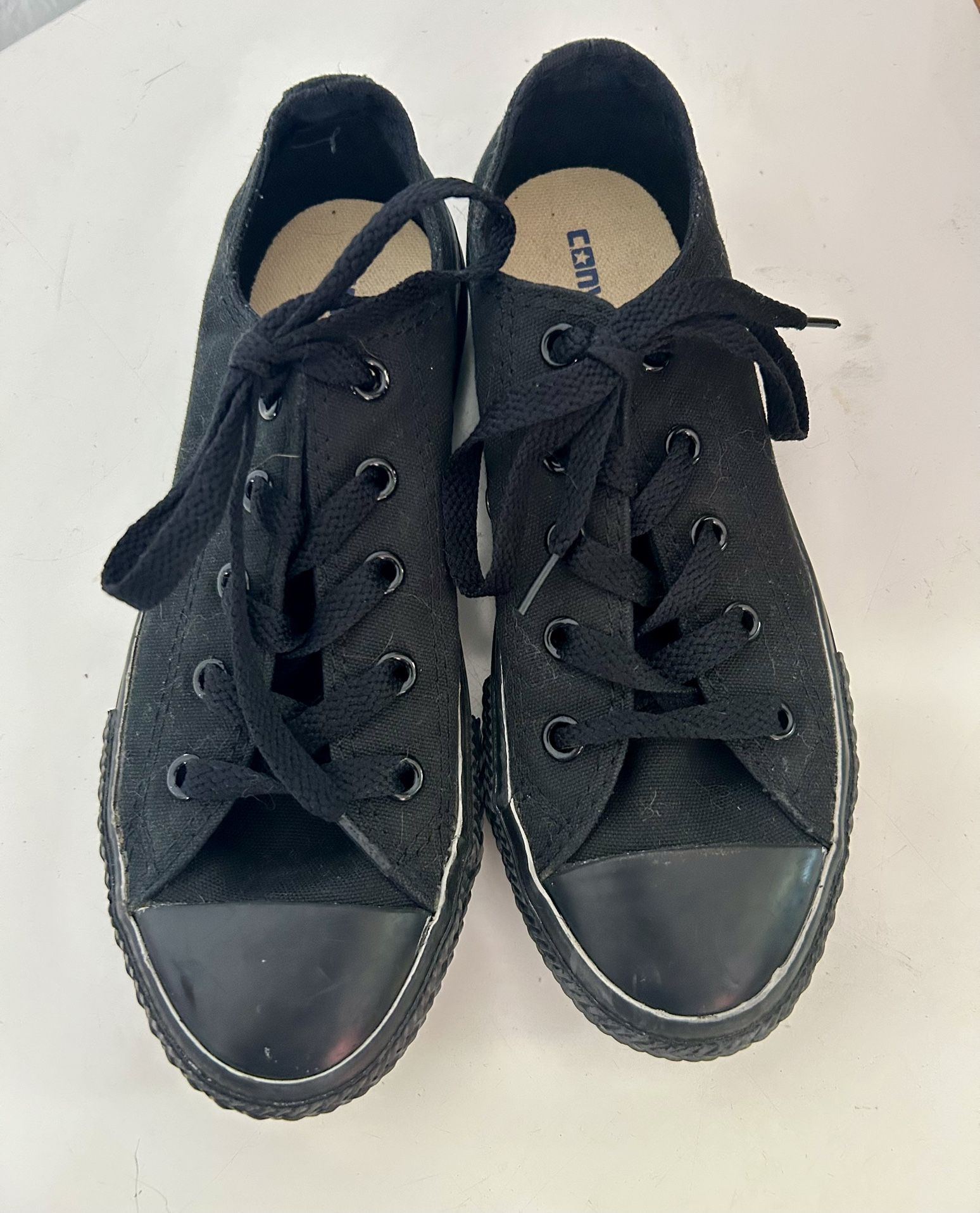 Kids Black Converse Size 1