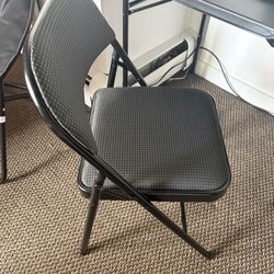 Kitchen Folding Table + Folding Chairs