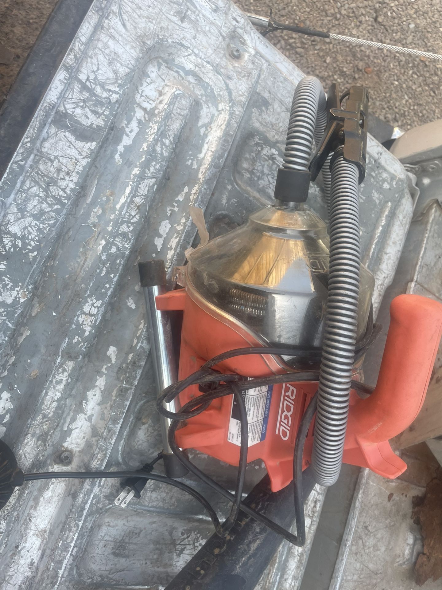 PowerClear 120-Volt Drain Cleaning Snake Auger Machine for Heavy Duty Pipe Cleaning for Tubs, Showers, and Sinks