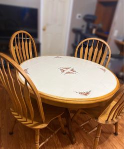 Antique dining table set