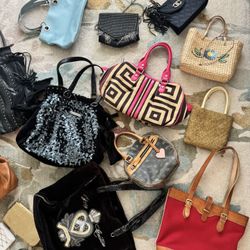 21 Purse Lot! Vintage, Y2K Juicy Couture Dooney & Burke Cynthia Rowley Brighton 