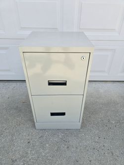 Metal 2 Drawer File Cabinet