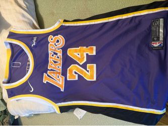 Kobe Bryant Lakers Jersey + Mamba Mentality Book Bundle