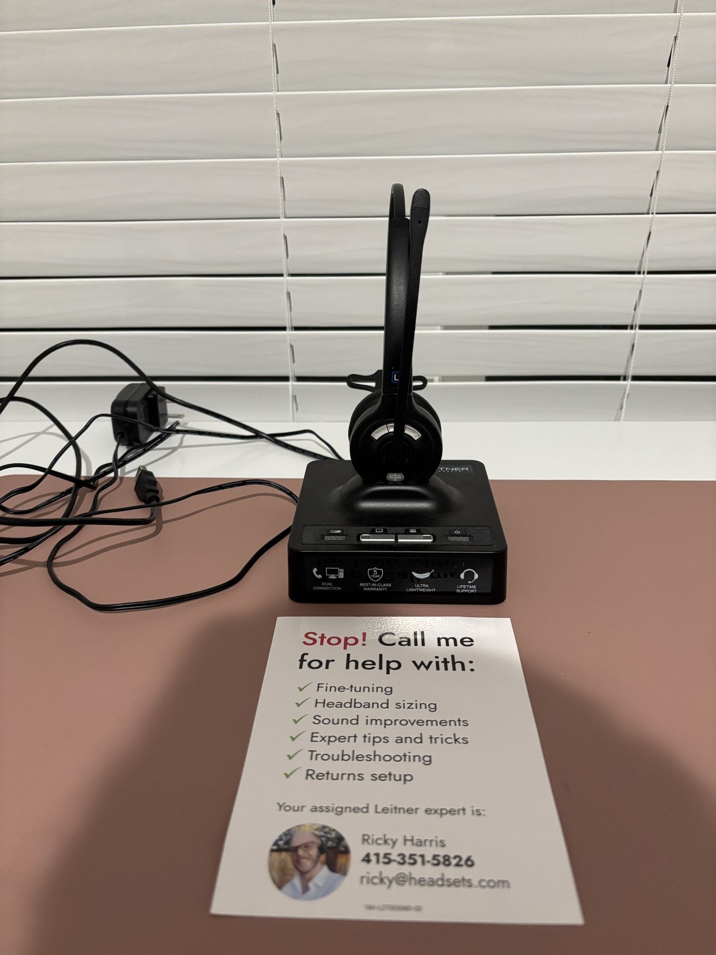 Wireless Headset With Mic