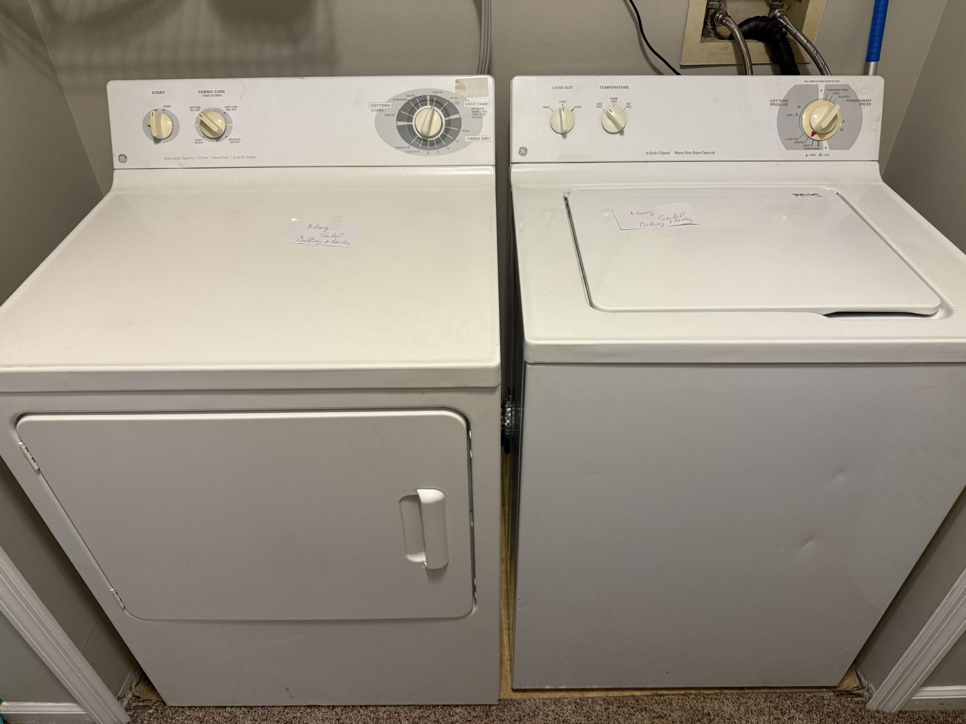 GE Washer And Dryer