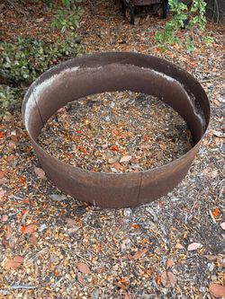 Steel fire pit ring 36.5”