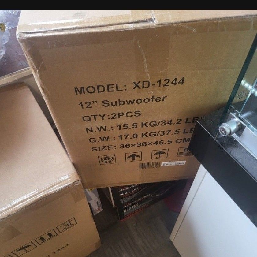 2 American Bass Xd 1244