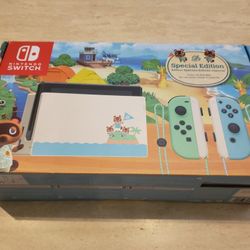 Nintendo Switch Animal Crossing New Horizon Edition Conplete In Box $229
