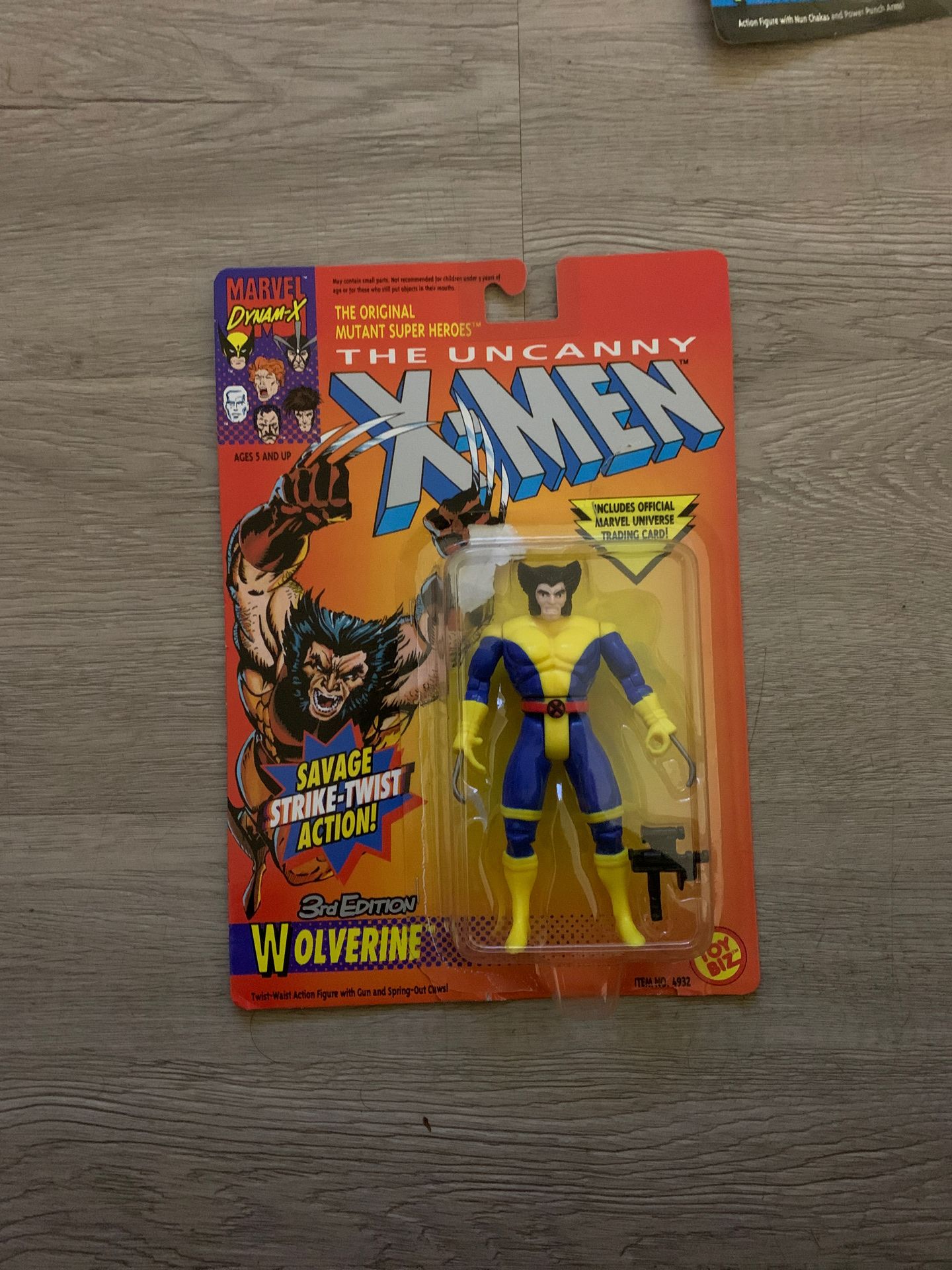 X-Men Wolverine 1992 Toy Biz Collectible Action Figure