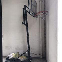 $220 - Like New - Lifetime Adjustable Portable Basketball Hoop with Shatterproof Backboard 