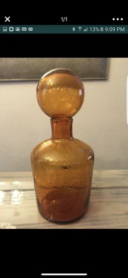 Recycled glass decor