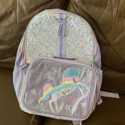 Backpack With Lunch Bag Set