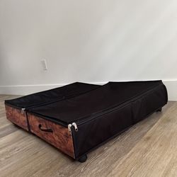 Pull out drawers under bed