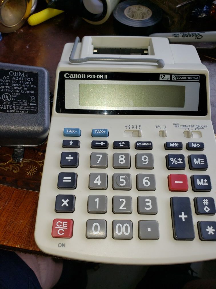 Canon calculator