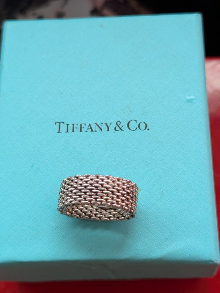 Tiffany And Co Sterling Band Ring