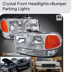 GMC Sierra 99-06 New Headlights 