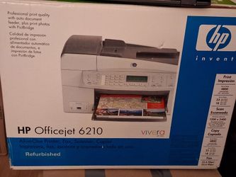 HP OfficeJet 6210 All-In-One Printer Fax Scanner Copier NEW Refurbished In Box