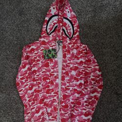 Pink Bape Hoodie 